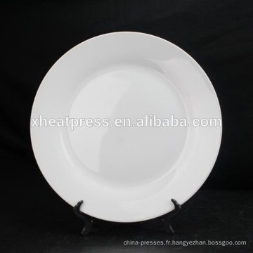 logo personnalisé Sublimation 8 &quot;Blank Ceramic Plate